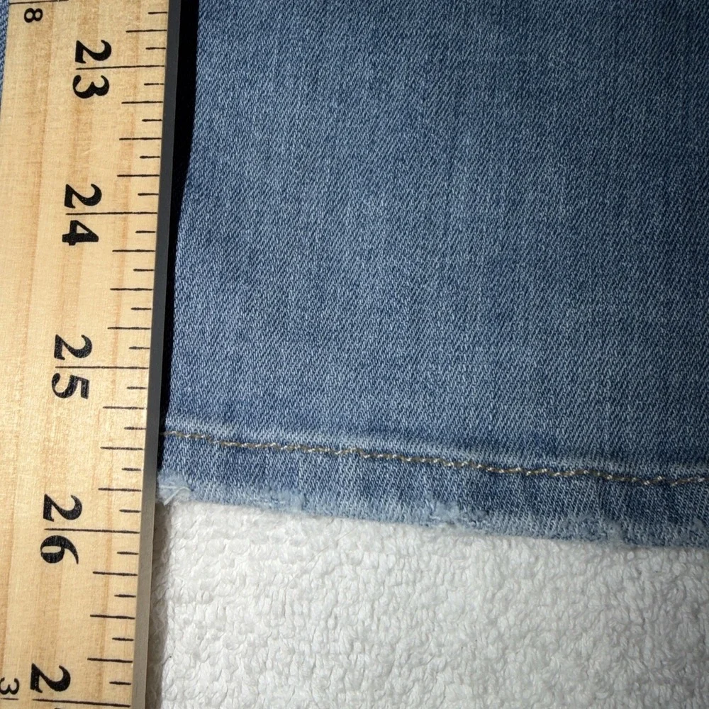 Frame Integrity Flare Light Wash Ankle Crop Stretch Jeans Size 30 - Picture 4 of 7